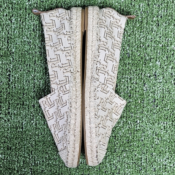 RALPH LAUREN | CAMERYN ll MONOGRAMMED JACQUARD ESPADRILLES - Picture 7 of 16